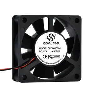 60x60x2 0mm 6020 60mm 12V DC Axial Cooling Brushless Fan