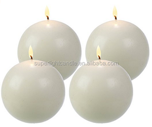 Candela Personalizzata a Forma di Sfera in Cera di Paraffina, Candela Rotonda Artistica - Product Image 3