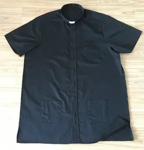 चीन निर्माता उच्च गुणवत्ता लघु आस्तीन Clergy शर्ट