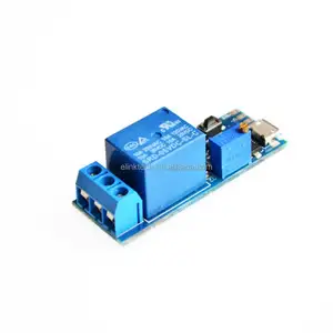 5V-30V chậm trễ Relay mô-đun hẹn giờ kích hoạt chậm trễ chuyển đổi micro USB điện có thể điều chỉnh mô-đun tiếp sức trong kho