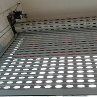 Volet roulant perforé en acier électrique industriel