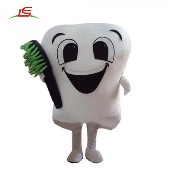wholesale solid tooth cartoon reality clothing costumes adult mascot