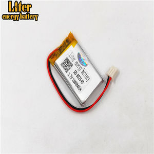 Plug 2,0-2 P 802540 of 1000 mah <strong>3</strong>,7 v Rechargeable lipo battery solar Battery Battery li-ion battery Battery Lithium Polymer with PCM - Product Image 4