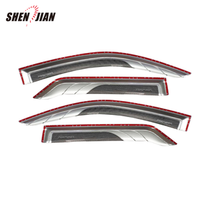 Viseras para Ventanas <span class=keywords><strong>de</strong></span> Coche, Protección Solar y contra la <span class=keywords><strong>Lluvia</strong></span>, Deflector <span class=keywords><strong>de</strong></span> Ventilación, <span class=keywords><strong>Protector</strong></span>, Juego <span class=keywords><strong>de</strong></span> 4 Piezas, Apto para Fortuner - Product Image 5