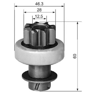 <strong>Auto</strong> <strong>Starter</strong> Drive Gear, Gear <strong>Bendix</strong> 54-8101 131986 1.01.0499.0 2114-45504 23312-D0100 - Product Image 1