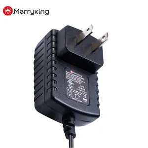 FCC CE GS Certified 9v 12V 15v 18v 24v 1A 1.1A 1.2A 1.5A 1.6A 1.8A 2A a Power AC DC Adapter with US Approvals for Japan Korea