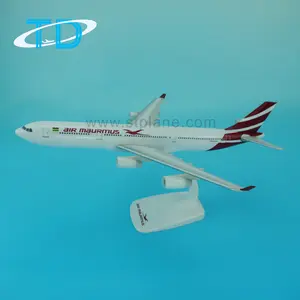 Model Pesawat Plastik Air Mauritius A340-300