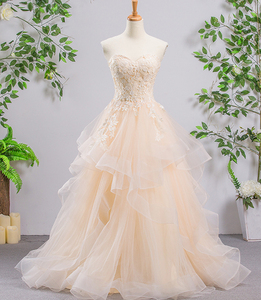 Jancember RSM66331 Vestido <span class=keywords><strong>de</strong></span> Novia <span class=keywords><strong>Civil</strong></span> Princesa Sweetheart con Encaje, Nuevos <span class=keywords><strong>Vestidos</strong></span> <span class=keywords><strong>de</strong></span> <span class=keywords><strong>Boda</strong></span> - Product Image 5