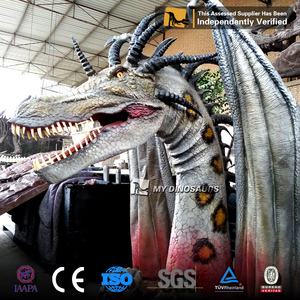 R ตกแต่งสนามเด็กเล่นกลางแจ้งหัวมังกร Animatronic - Product Image 2