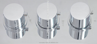 Robinet thermostatique en laiton à 3 voies et 3 boutons pour radiateur