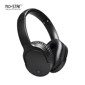 Deep Bass foldable Headset Headphone ANC Active Noise Cancelling Wireless Over-Ear Headphones for TV Online Class Home Office