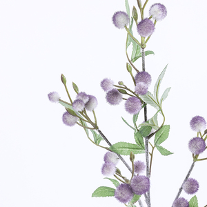 Hogar <span class=keywords><strong>de</strong></span> <span class=keywords><strong>la</strong></span> Sala decoración plástico Artificial bola borrosa aerosol arreglo ramo <span class=keywords><strong>de</strong></span> flores secas <span class=keywords><strong>flor</strong></span> artificial - Product Image 6