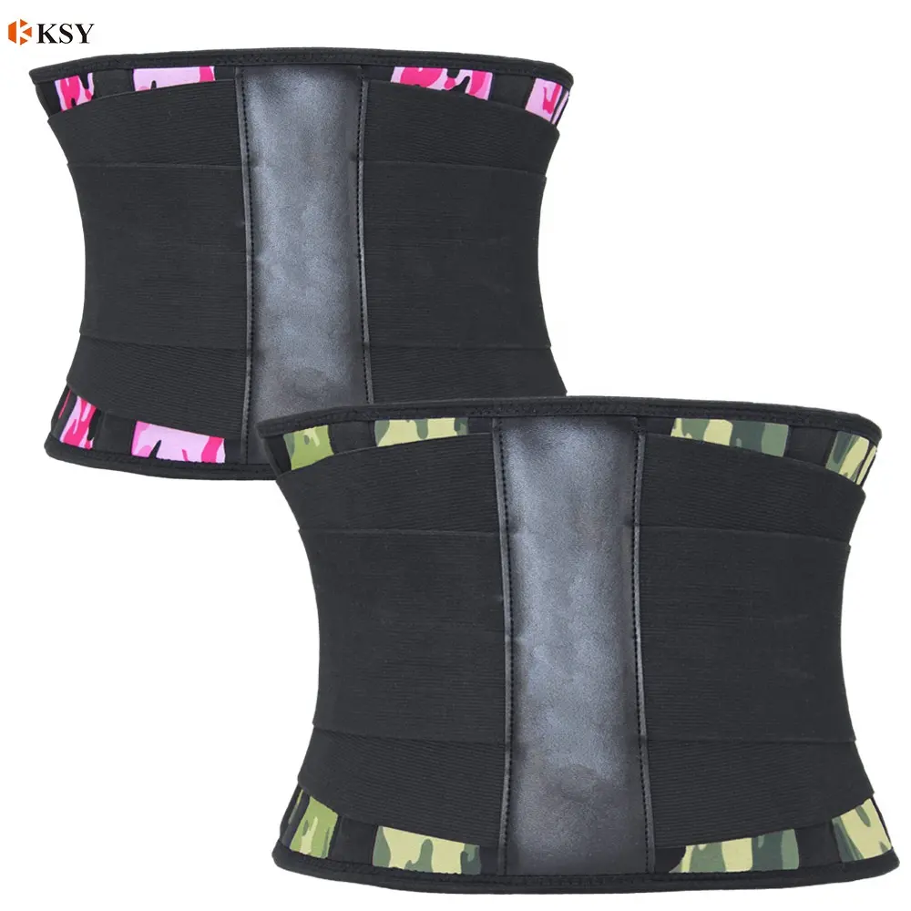 Amazing camouflage Waist Trainer Belt With Skeletons Belly Fat Burner Belt