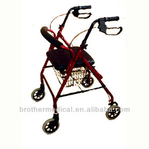 Mobility Walker <strong>Rollator</strong> Delux Walking Aids for Disabled Handicapped and Elderly - Product Image 3