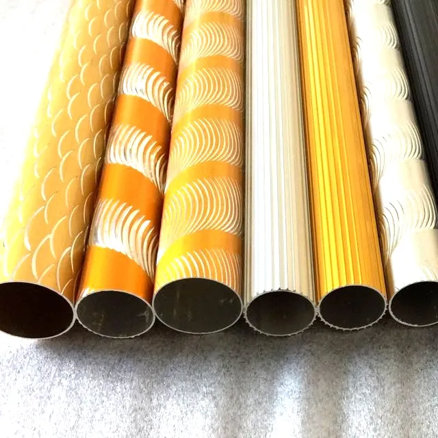 Fabricant de tubes en aluminium anodisé, tringle pour rideau en aluminium, barre de rideau en aluminium le moins cher, 2 pièces