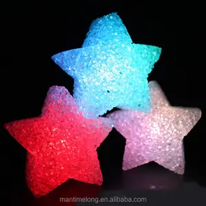 Pentagram star villain lights colorful night light color electronic lamp