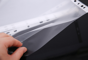 100 Tờ A4 Đục Lỗ Túi 11 Lỗ Túi Nhựa Thời Trang Bảo Vệ Tấm Rõ Ràng - Product Image 6