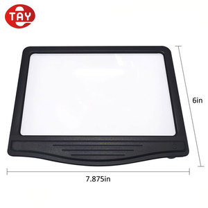 3x مضيئة صفحة كاملة شاشة كبيرة محمولة عدسة قراءة مكبرة ورقة مع مصلحة الارصاد الجوية - Product Image 2