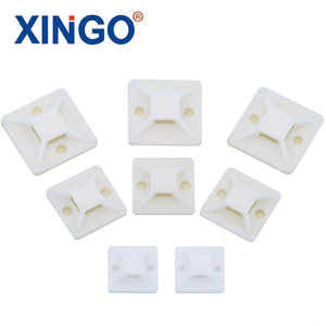 روابط كابلات نايلون لاصقة مخصصة من XINGO بألوان متنوعة للاستخدام في السيارات والصناعة، مقاس 20*20 مم / 25*25 مم / 30*30 مم / 40*40 مم - Product Image 4
