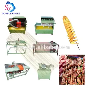 Bamboe stok making machine voor agarbatti/BBQ stok making machine/bamboe spies productielijn