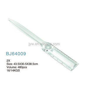 Bausch और lomb 812618 2x मैग्ना-नियम बार ताल/शासक w/एक्रिलिक लेंस, 10 में. लंबी - Product Image 2