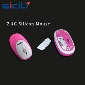 Thiết Kế Mới Lạ Khuyến Mại Chống Căng Thẳng Gel Silicone Bao Phủ Chuột Không Dây 2.4G - Product Image 4