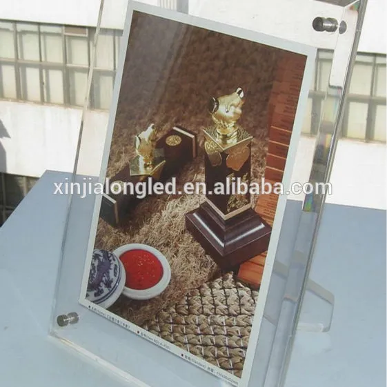 Counter Clear Magnetic Acrylic Photo and Picture Frame Acrylic picture frames