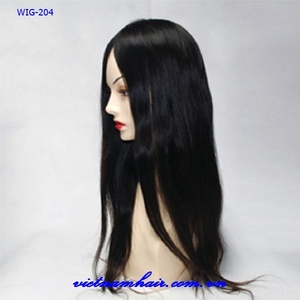 Peluca de cabello humano de encaje completo de Vietnam de alta calidad de aspecto Natural recto - Product Image 1