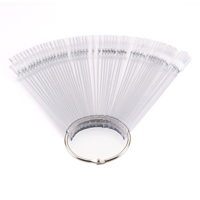 Накладные ногти, Искусственный лак для ногтей, цветная карта, акриловая Палитра для практики обучения, кольцо с пряжкой, инструменты для демонстрации ногтей