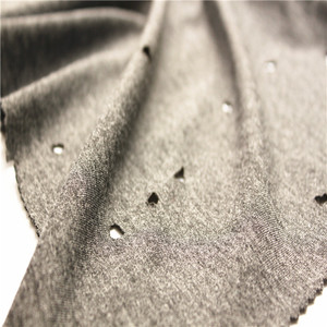 Nouveau produit 2026, <span class=keywords><strong>tissu</strong></span> d'ameublement en <span class=keywords><strong>jersey</strong></span> simple, 96% <span class=keywords><strong>viscose</strong></span>, 4% <span class=keywords><strong>élasthanne</strong></span>, <span class=keywords><strong>tissu</strong></span> découpé au laser pour t-shirt - Product Image 2
