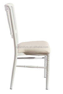Chaise en aluminium blanche et noire de château de <span class=keywords><strong>Napoléon</strong></span> avec le coussin fixe QL800CW - Product Image 6