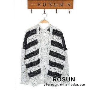 100% de acrílico de mama sola manga larga pecho ancho de punto para <span class=keywords><strong>mujer</strong></span> suéter <span class=keywords><strong>cardigan</strong></span> - Product Image 1