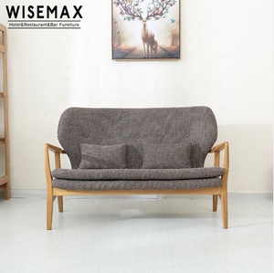 WISEMAX FURNITURE Hot Sale Modern Relax Leisure High Back Lazy <strong>Chair</strong> Accent Wood <strong>Arm</strong> <strong>Single</strong> Lounge <strong>Chair</strong> for Living Room - Product Image 2