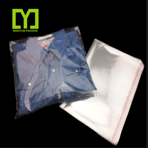 Прозрачный пластиковый подарочный пакет из полипропилена с логотипом на заказ - Product Image 3