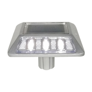 Sécurité routière IP68 étanche LED œil de chat avec réflecteur carré surélevé marqueur de chaussée goujon de route à énergie solaire - Product Image 3