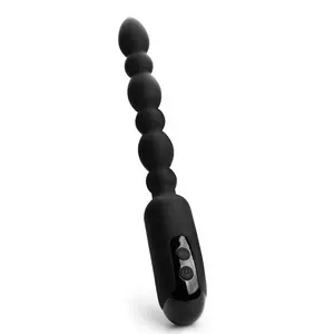<span class=keywords><strong>Unisex</strong></span> Vibrerende Anale Kralen Usb Opladen Mannelijke Prostaat Massager Vrouwen G-Spot Stimulator Anaal Plug - Product Image 1