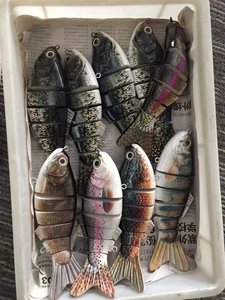 Grand leurre <span class=keywords><strong>de</strong></span> pêche multi-articulé <span class=keywords><strong>Murray</strong></span> Cod coloré 200 mm/100 g Shad Swimbait - Product Image 3