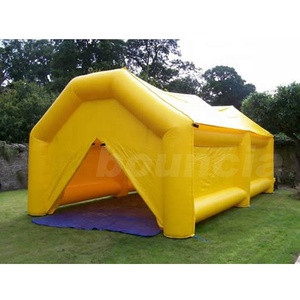 Tienda de campaña inflable para 5 personas, de Color amarillo carpa de Lona de PVC, 8ml x 3x3mw MH, Bouncia CN;GUA TEN49