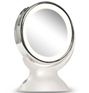 <span class=keywords><strong>5</strong></span> veces de aumento de Dos lados Uso LED iluminado Standup maquillaje espejos - Product Image 2