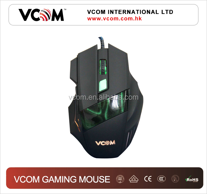 Портативных ПК Регулируемый 3200 ТОЧЕК/ДЮЙМ 7D USB 7 Цветов LED Gaming Проводная Мышь для Gamer