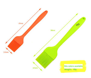Écologique Pain Crème Huile de Cuisson Pinceau À Badigeonner Cuisine Outils Silicone <span class=keywords><strong>Brosse</strong></span> - Product Image 2