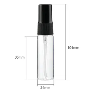 10 ml 15 ml 25 ml transparente portátil de aerosol para mascotas bien botella de la niebla del aerosol con la bomba de espray - Product Image 1