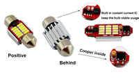 29mm 31mm 4014 puce C5W 293 12v canbus festoon led car light 3W canbus auto ampoule