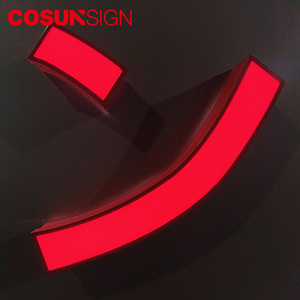 Letras de acrílico para pantalla led, letras de canal embellecedoras, frontlit - Product Image 2