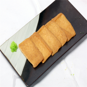 Gaishi OEM/ODM Wholesale Healthy Fresh Halal Fried Pickled Japanese Sushi Frozen Seasoned Aburaage Soybean Bean Curd Inari Tofu