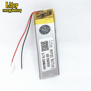 Lipo battery 302050 3,7 v 280 mah lithium polymer battery for medical equipment - Product Image 1