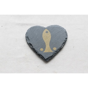En gros, vaisselle en <span class=keywords><strong>ardoise</strong></span> noire, sous-verres en <span class=keywords><strong>ardoise</strong></span> en forme de cœur, ensemble de sous-verres en <span class=keywords><strong>ardoise</strong></span> - Product Image 2