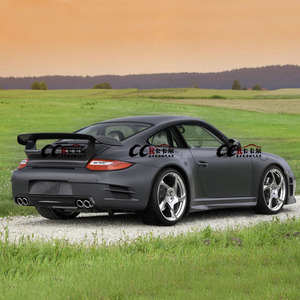 Magnifique kit de carrosserie de style <span class=keywords><strong>MS</strong></span> pour Porsche 911 <span class=keywords><strong>997</strong></span> pare-chocs avant pare-chocs arrière lèvre avant diffuseur arrière aileron d'aile pièces automobiles - Product Image 3