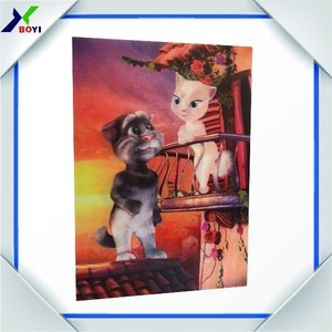 環境にやさしいレンチキュラーシートa43D画像レンチキュラー印刷ポスター画像 - Product Image 3