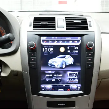 10,4 дюймов Большой экран 8core мультимедийный плеер поддерживает Wi-Fi и другие функции для Toyota corolla Старый 2008-2012 4 + 64 ГБ